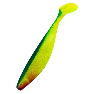 203 grün(chartreuse)-Glitter / blau