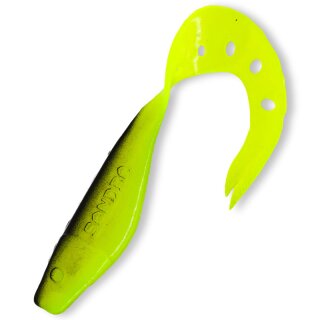 Delalande Sandra Twister 9" 23 cm 1 Stück 056 fluogelb / schwarz
