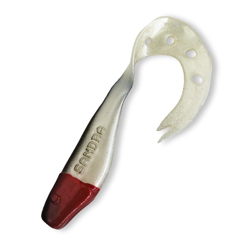 008RH perlweiss / schwarz / red head